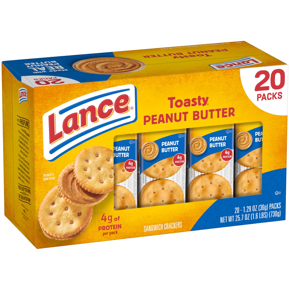 Lance sandwich crackers in a lunchbox ready to enjoy at school or work.