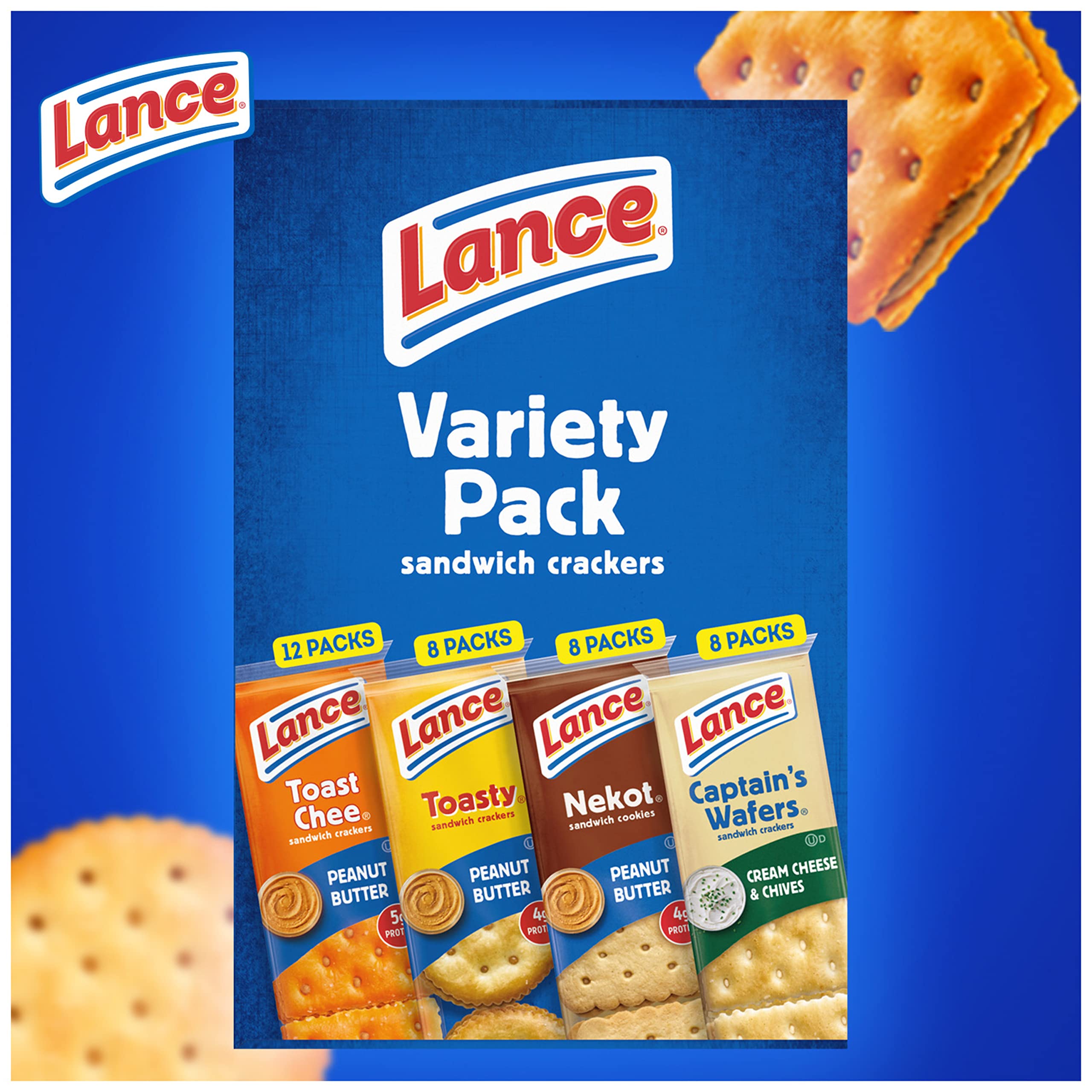 Lance On-the-go travel bag setup with compact snack packs.