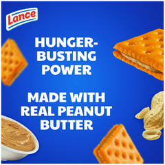 Lance ToastChee peanut butter filling close-up shows creamy center.
