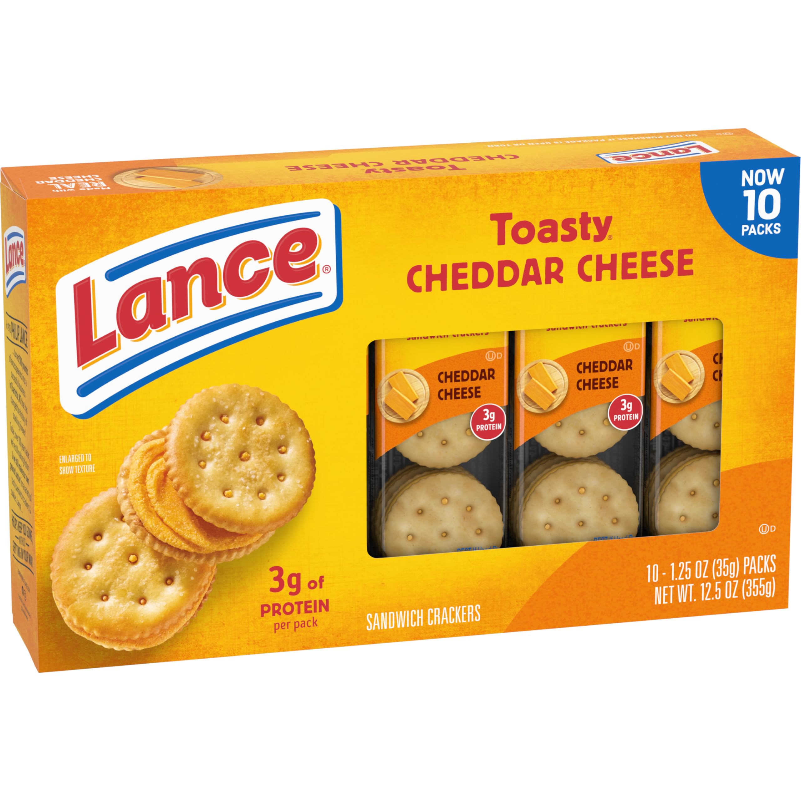 Lance Toasty Cheddar sandwich crackers kid-friendly snack tray, quick bite