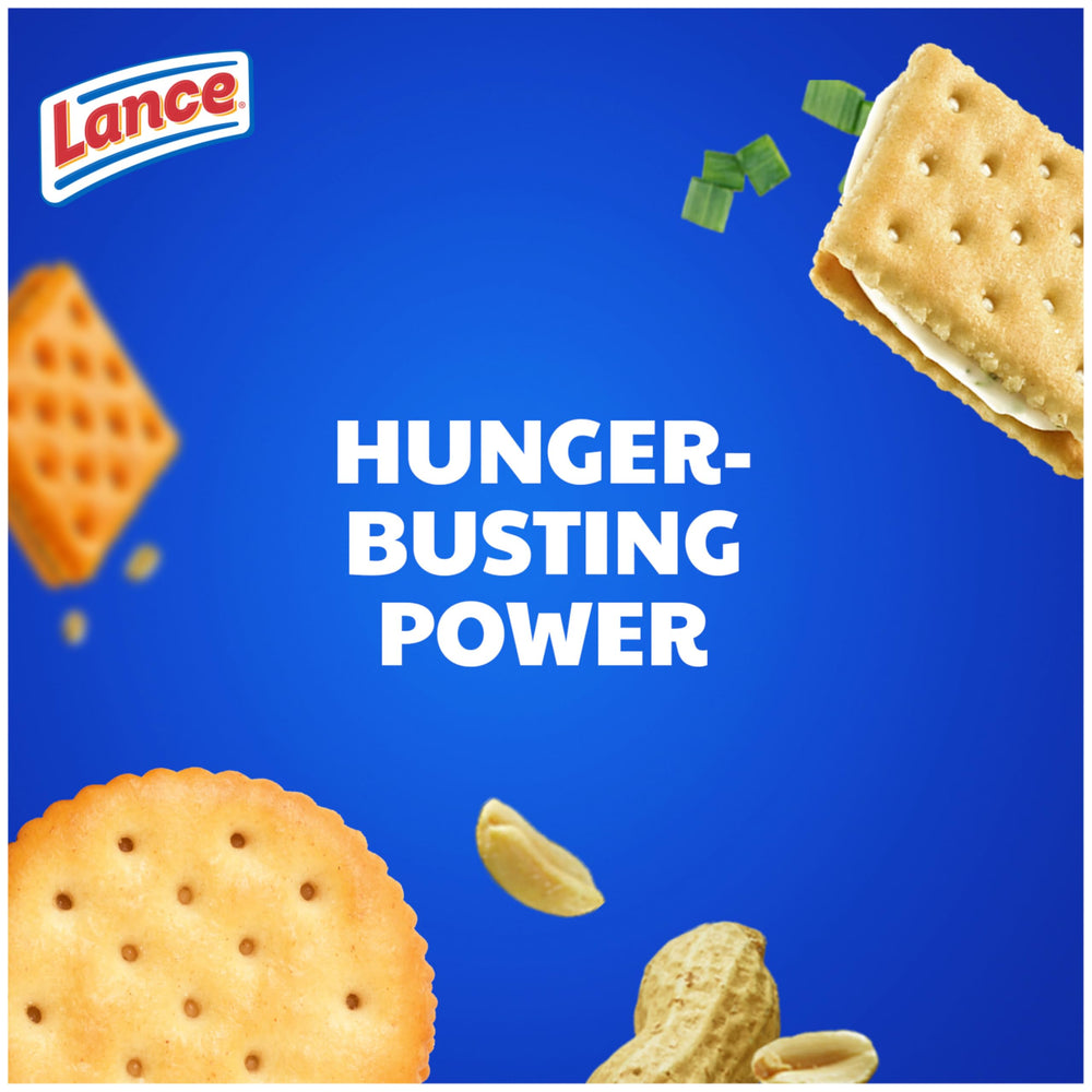 Lance Toasty Peanut Butter Pack front view, classic peanut butter flavor