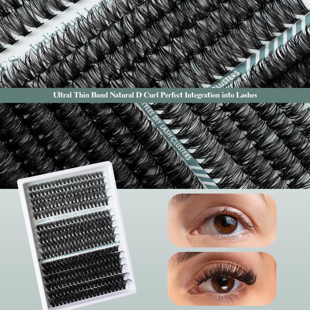 Lanciley DIY lash extensions application kit for salon-like results at home.