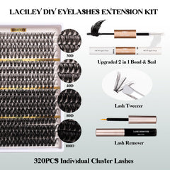 Lanciley lash tweezers close-up for precise cluster placement.