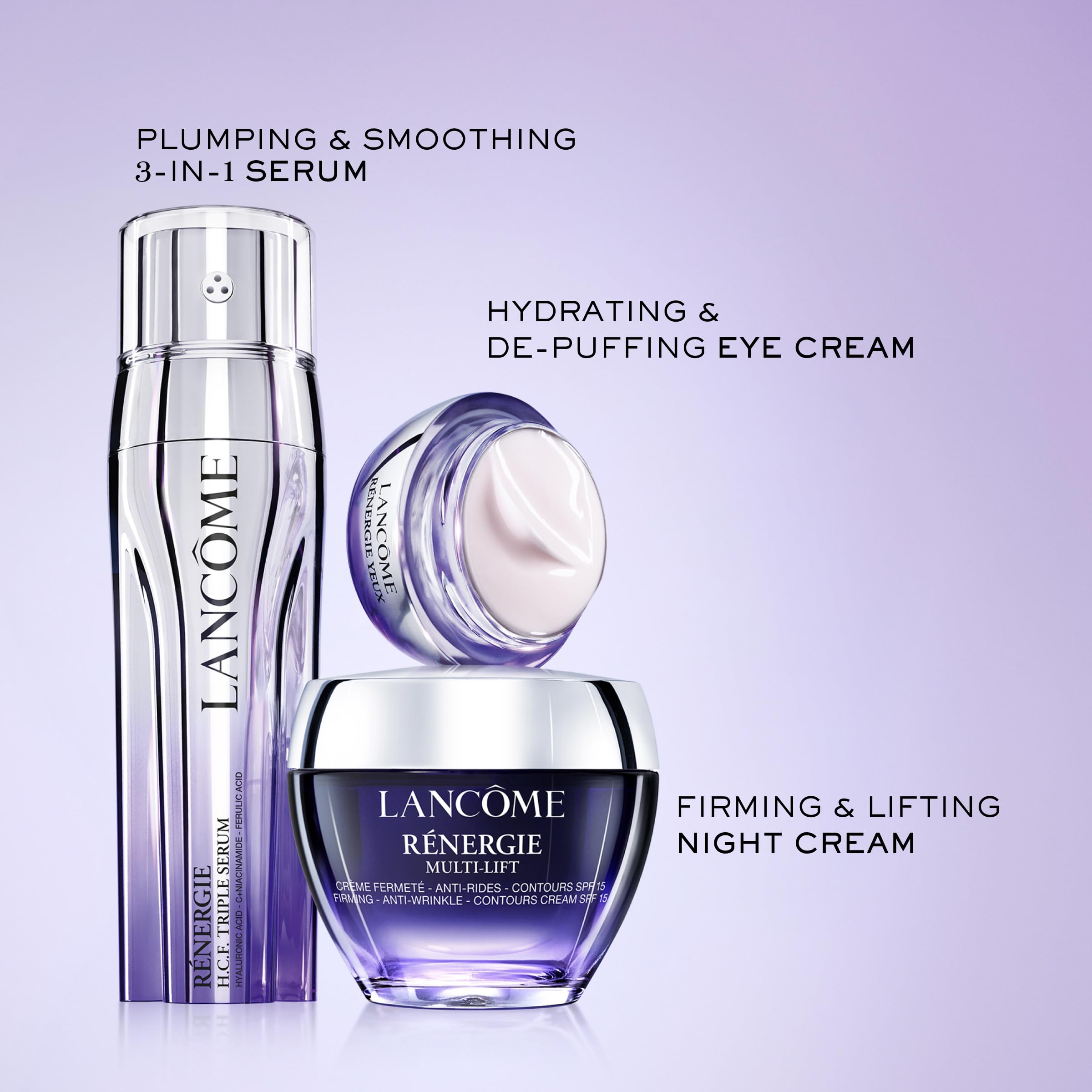 Lancôme Rénergie Lift Multi-Action aimed to reduce forehead wrinkles