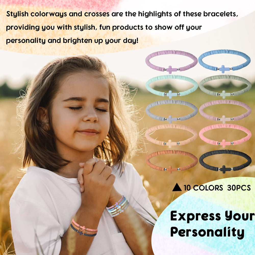 Landical Morandi color palette bracelets suitable for Easter gifts.