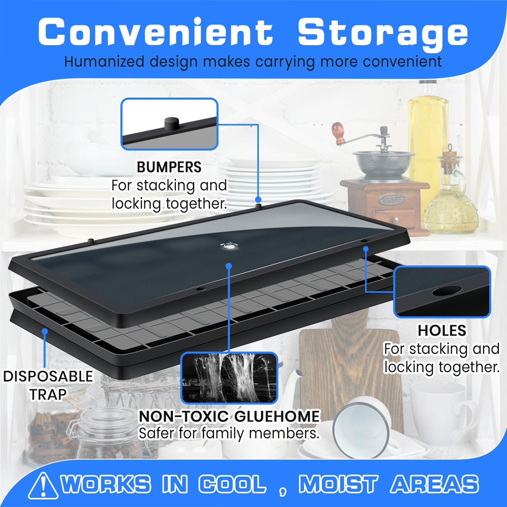 Landisun indoor glue traps suited for basements and kitchens.