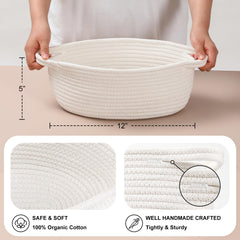 LANDNEOO basket with reinforced handles supports heavier items