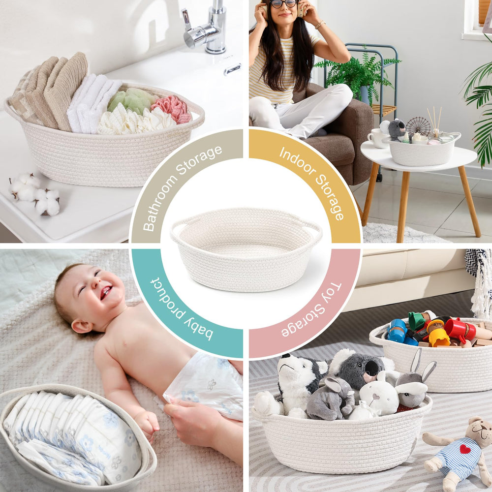 LANDNEOO nursery decorative basket adds a charming touch