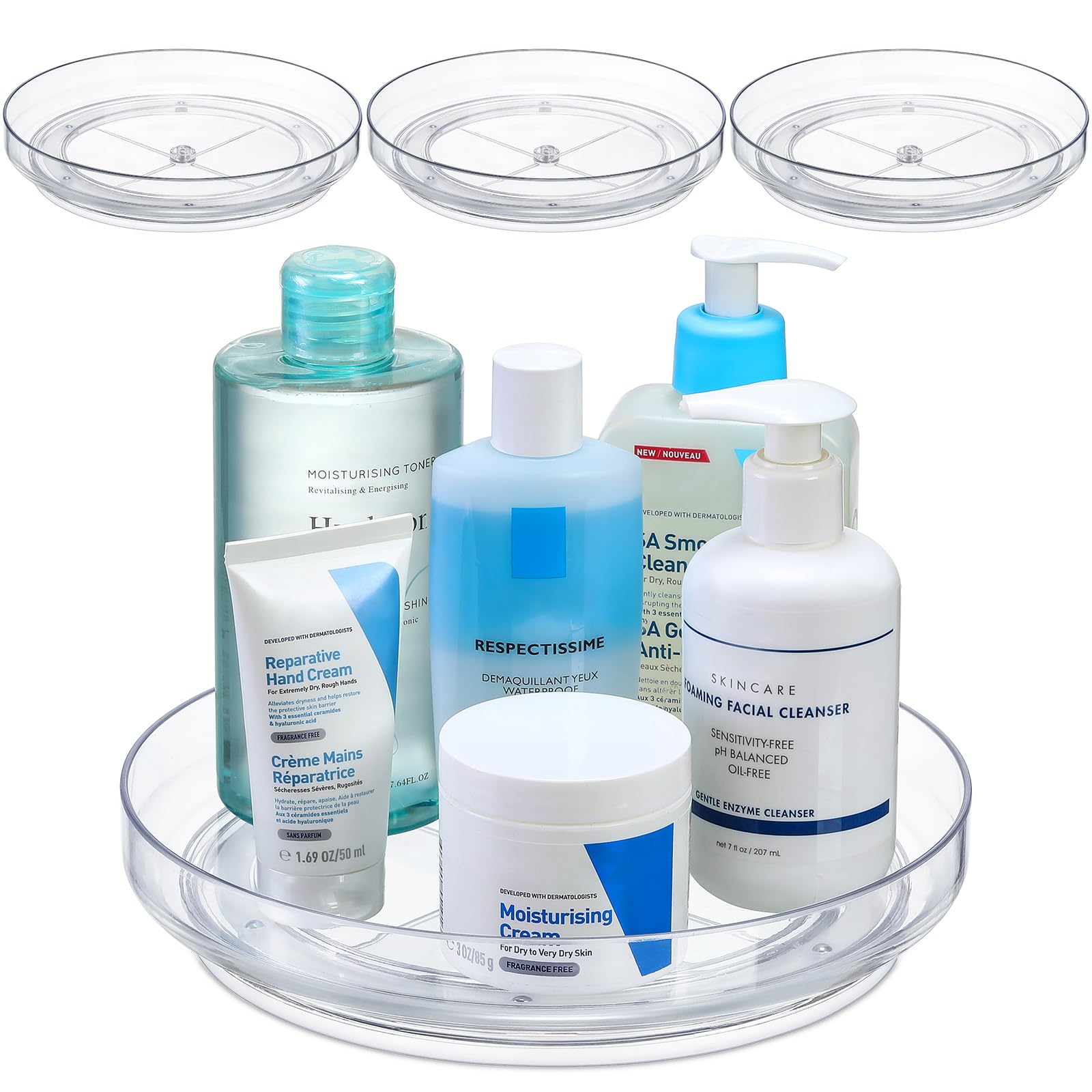 LANDNEOO under-sink storage 9in lazy susan for hidden space