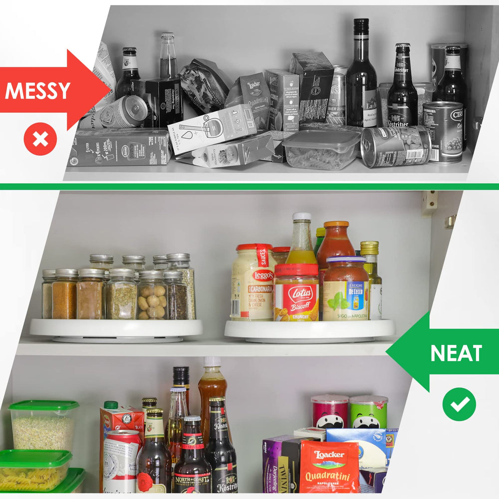 LANDNEOO under-sink organizer helps cleaners and supplies stay accessible.