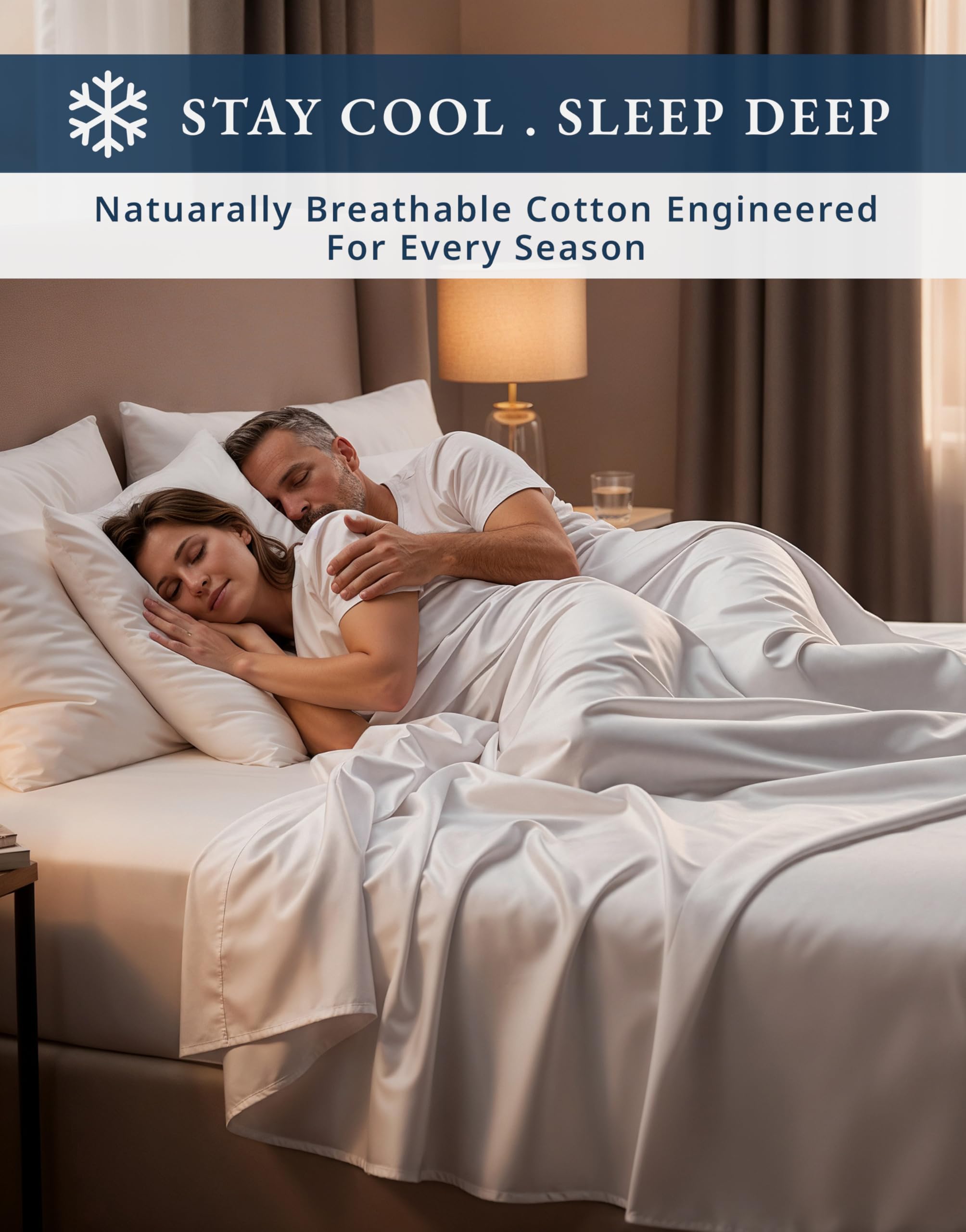 Lane Linen easy-care machine wash bedding design for quick refresh.