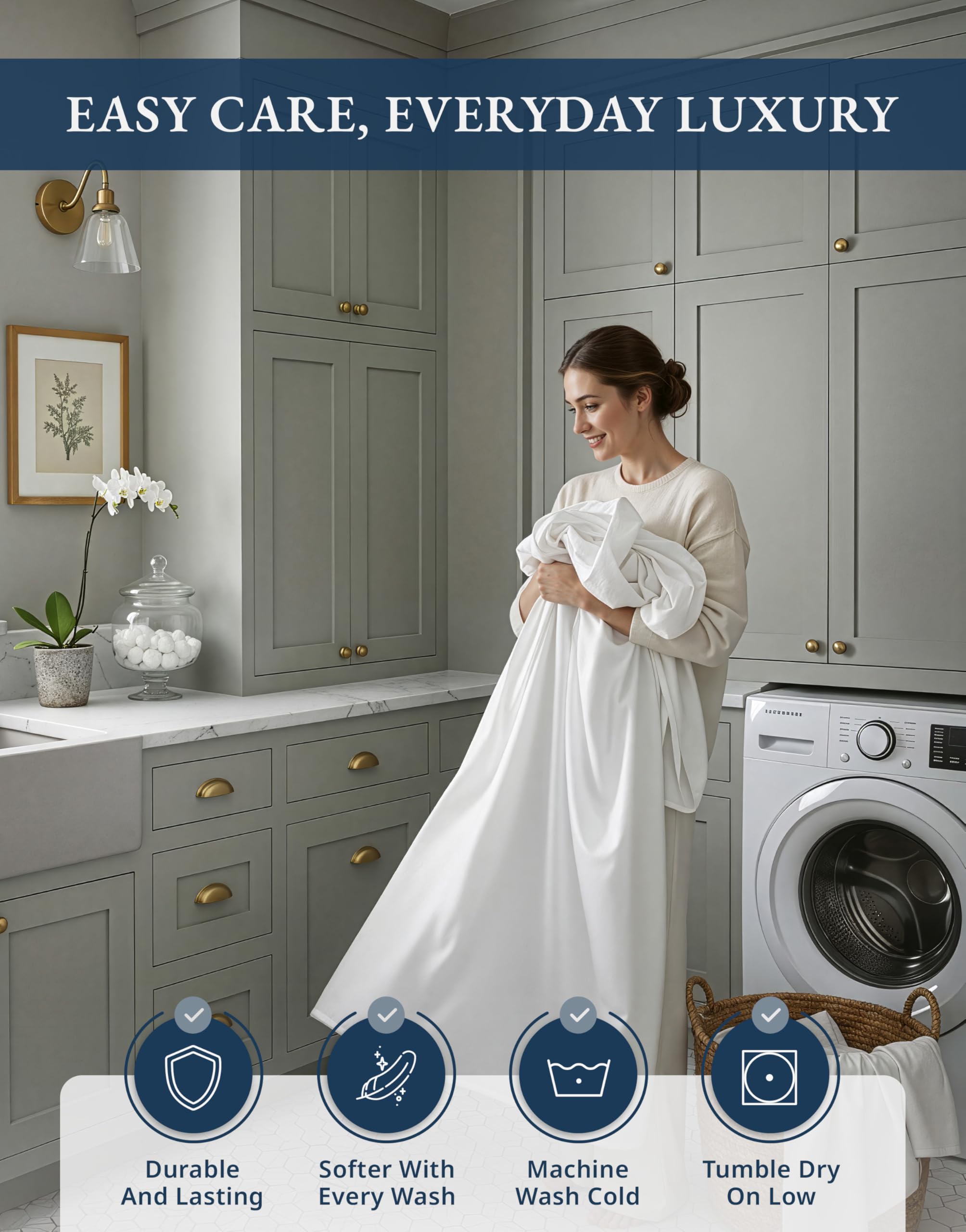 Lane Linen OEKO-TEX certified label ensures safe, responsible bedding.
