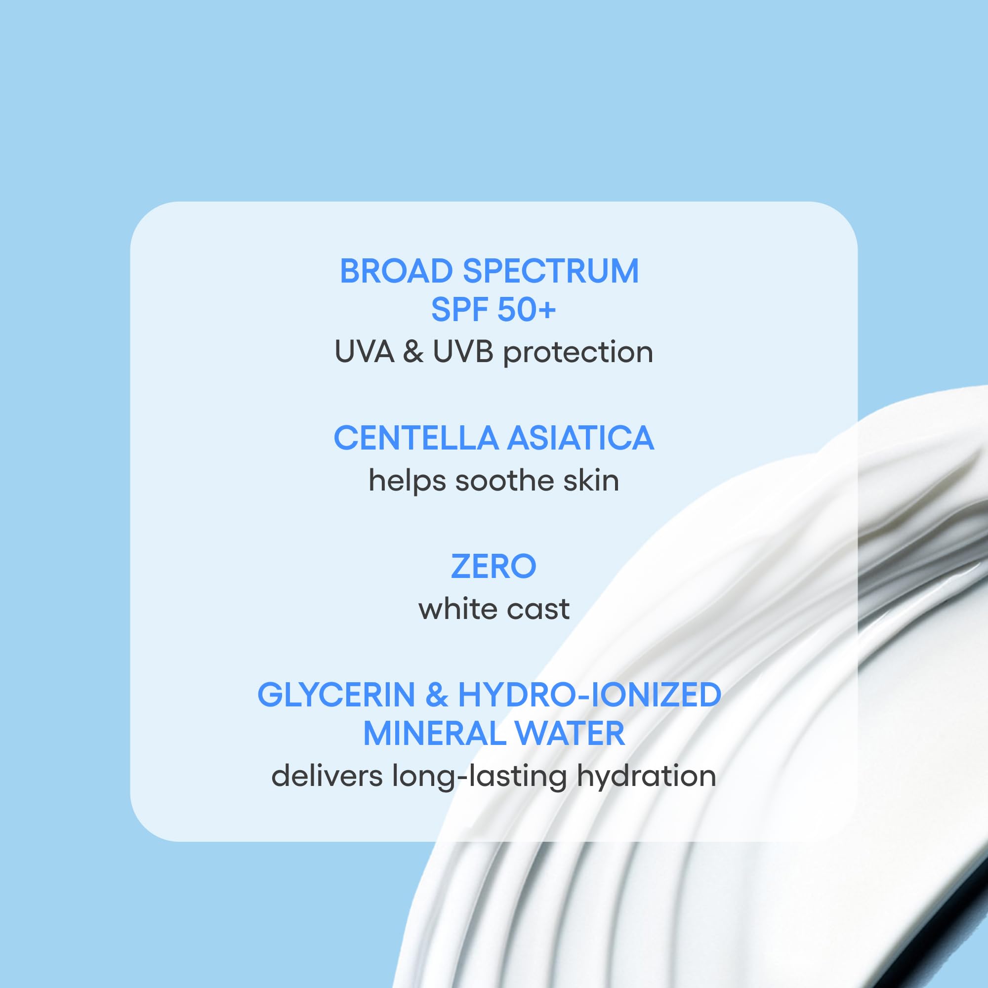 LANEIGE Hydro UV Defense Sunscreen SPF 50+ showing no white cast finish