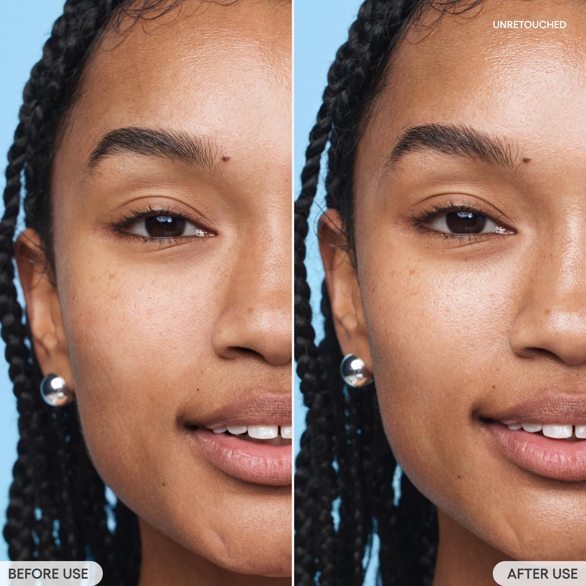 LANEIGE Hydro UV Defense Sunscreen spread on skin showing sheer coverage