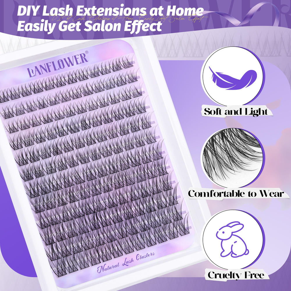 LANFLOWER brings salon quality lashes home for convenience