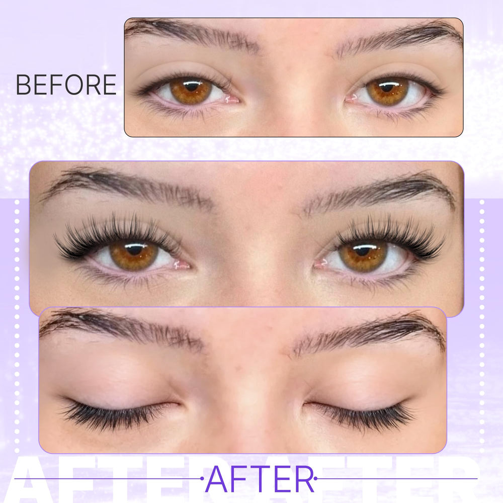 Lanflower wispy magnetic lashes add gentle volume for daily wear.