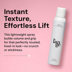 lange-hair Move-It spray nozzle dispensing product at roots to absorb oil