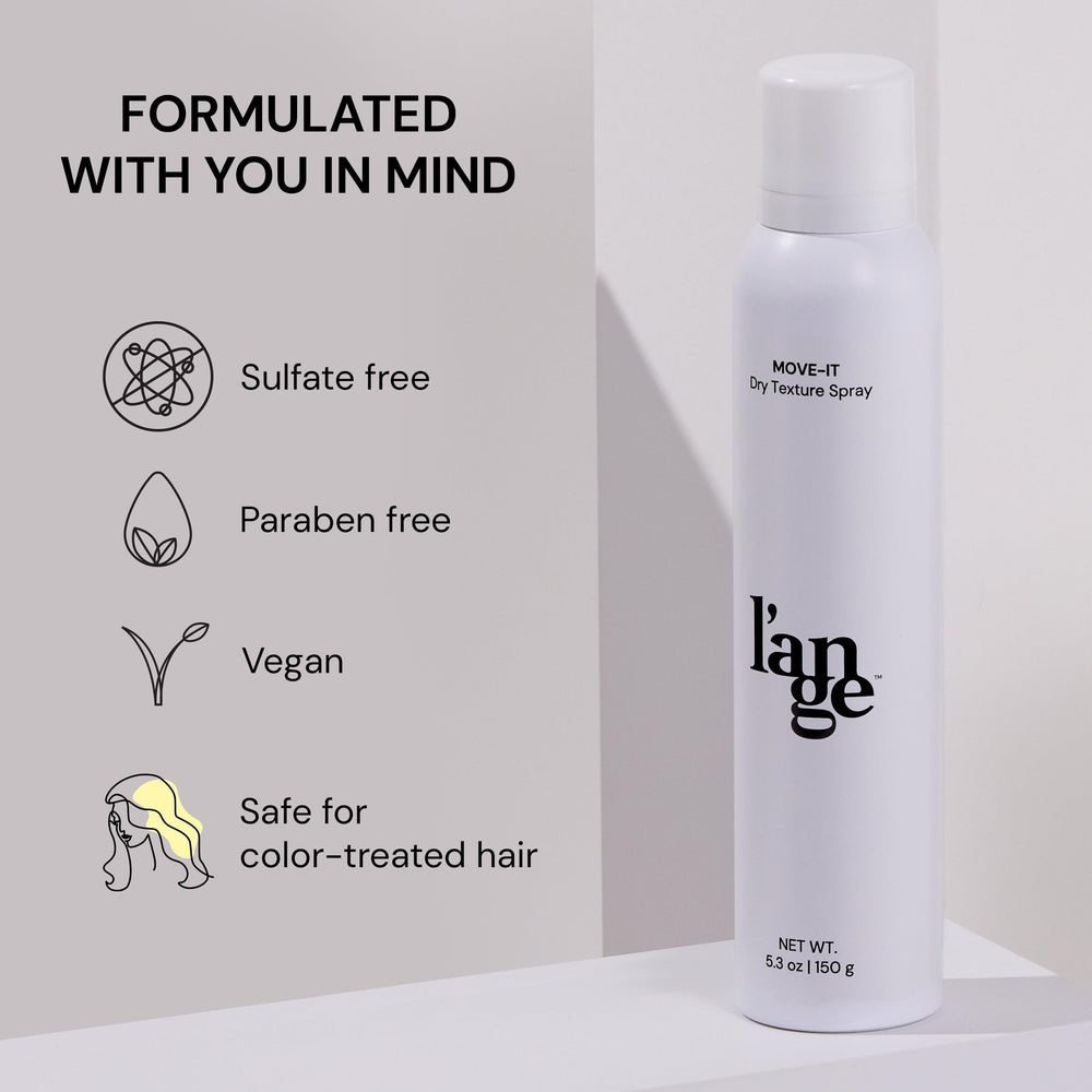lange-hair Move-It texture spray bottle showing lightweight, residue-free volume