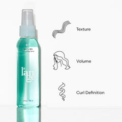LANGE HAIR Sea Salt Texturizing Spray on dry hair adds texture effortlessly.