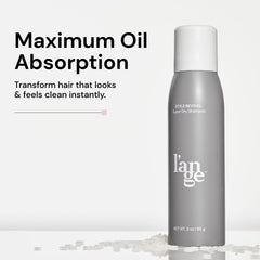 L'ANGE HAIR Style Revival dry shampoo application adds lift and texture