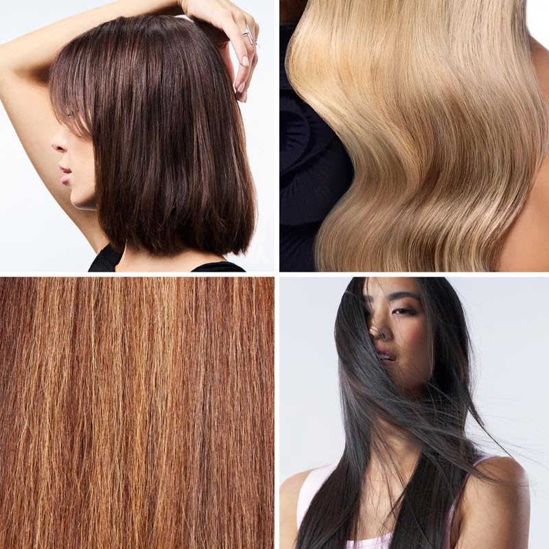 L'ANGE HAIR Hydro Therapy lamellar repair technology shown in quick hair transformation
