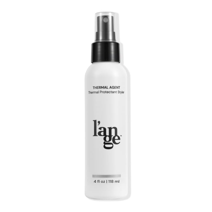 L'ANGE HAIR Thermal Agent spray bottle showing lightweight heat protection for color-treated hair