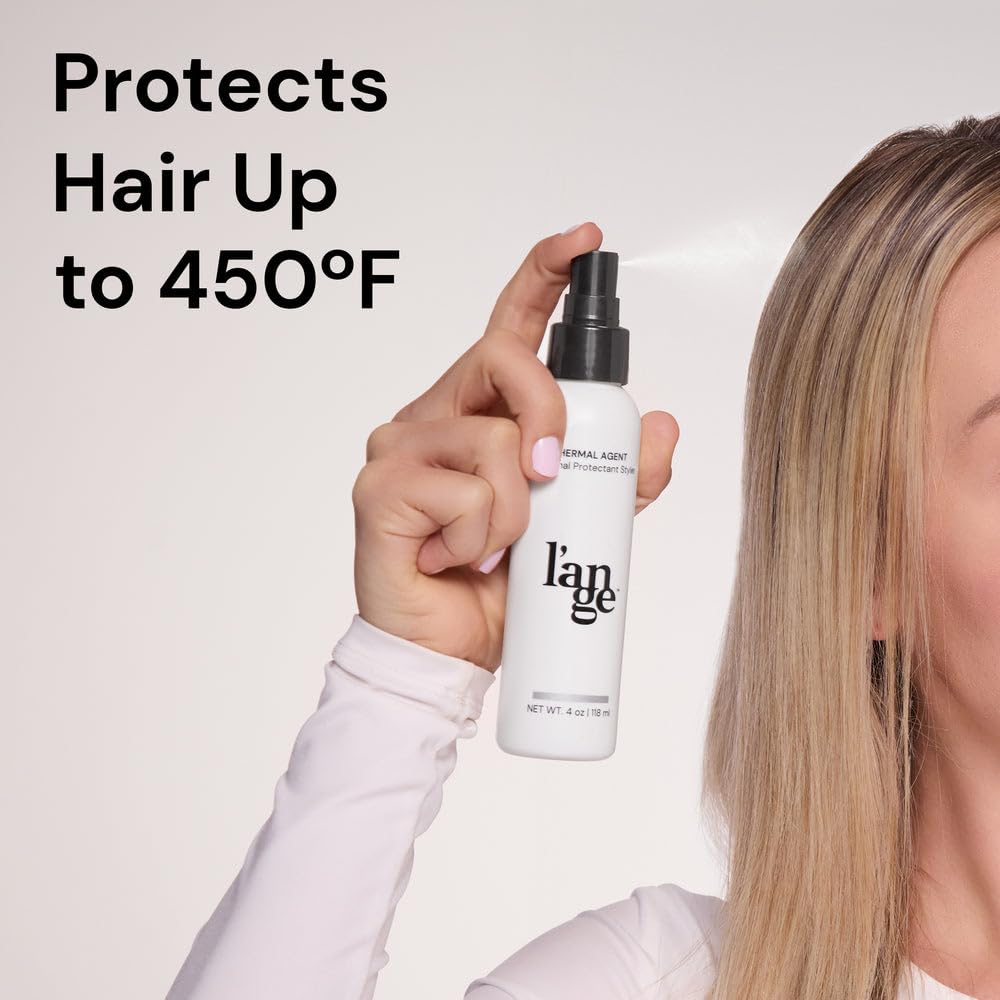 Lightweight formula of L'ANGE HAIR Thermal Agent absorbs without residue
