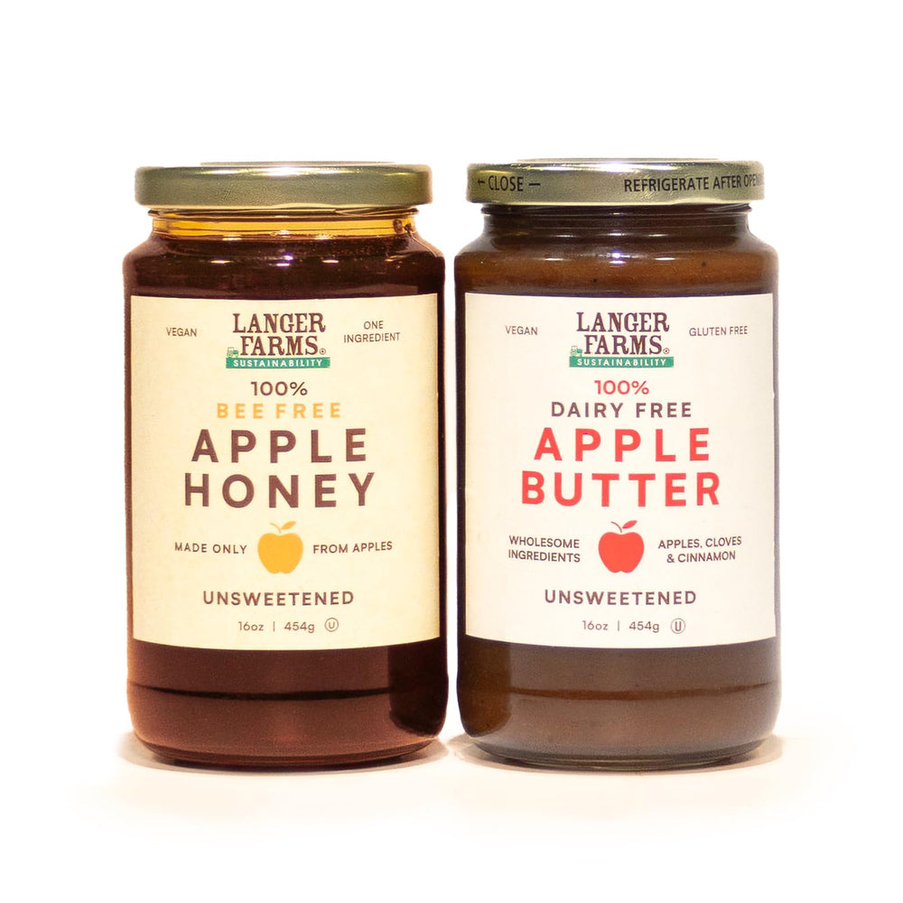 Langer Farms Unsweetened Apple Butter packaging variation