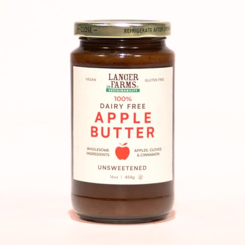 Langer Farms Apple Butter texture close-up, smooth and rich