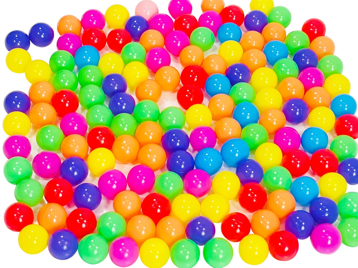LANGXUN colorful balls supporting color recognition and tactile play.