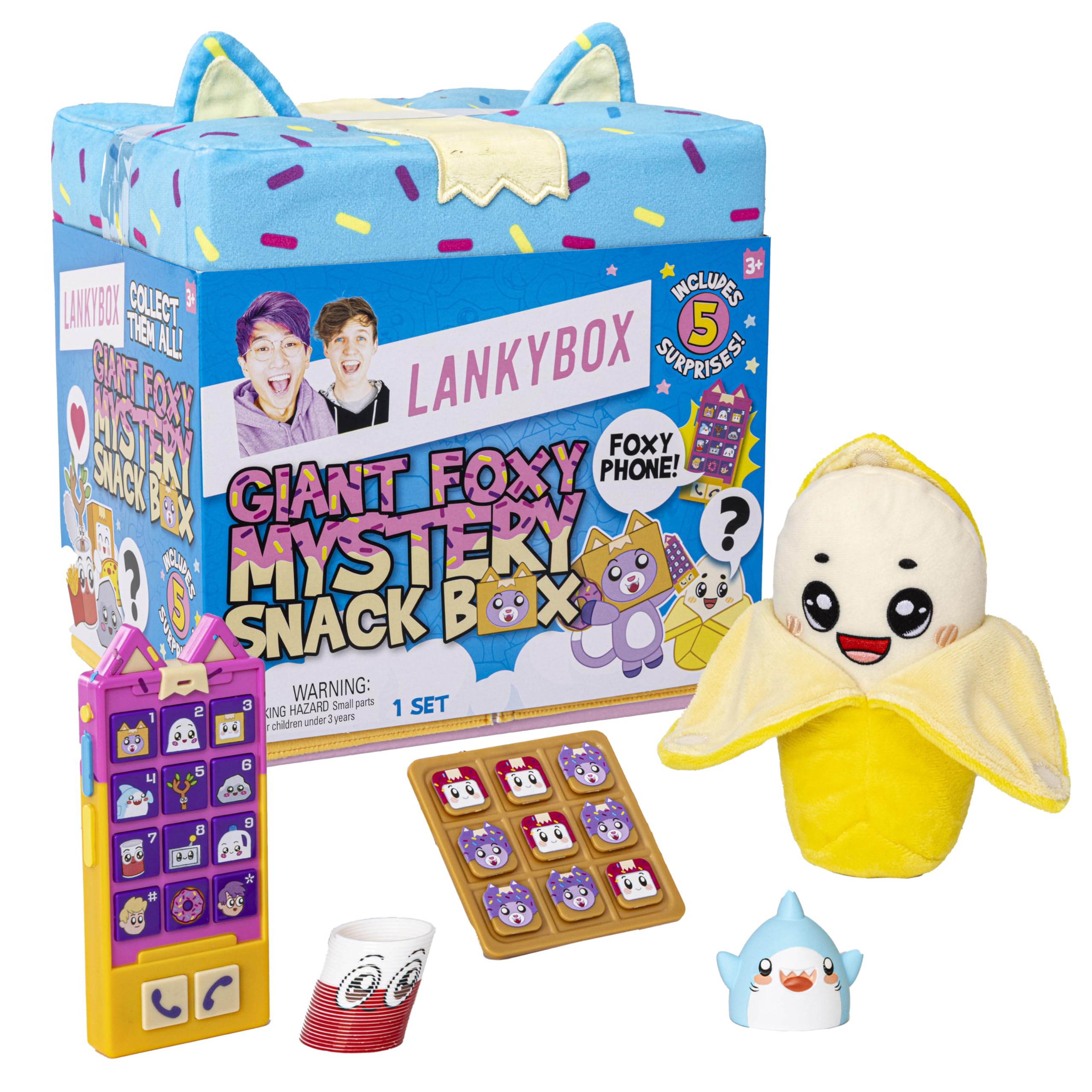 LankyBox Giant Foxy Snack Box cover, official merch for fans