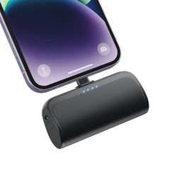 LanLuk mini portable charger front view, compact power for on-the-go charging