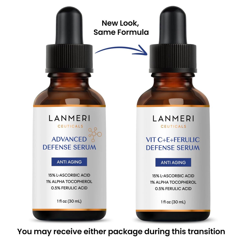 Lanmeri Ceuticals amber bottle with protective cap preserves potency and stability during storage.