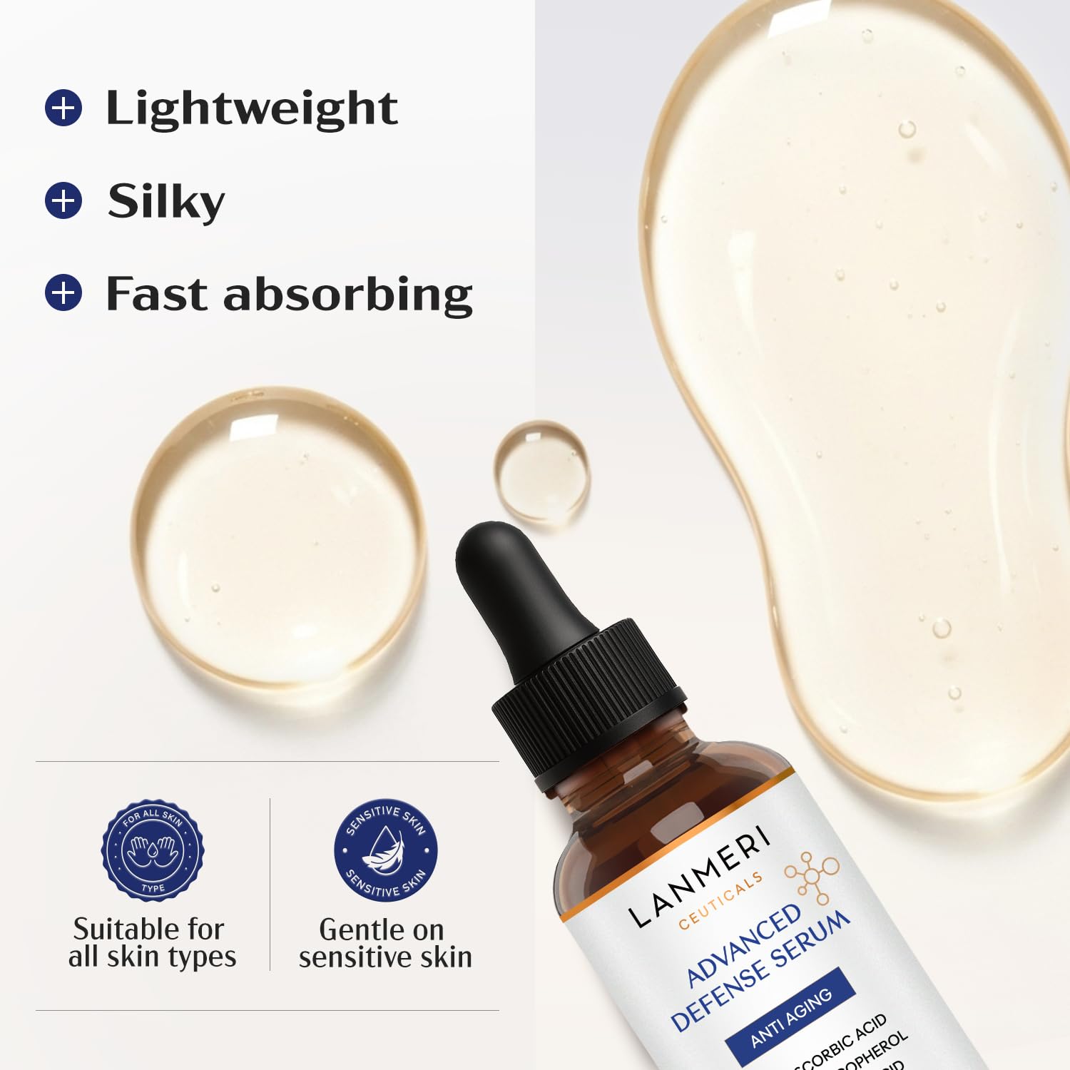 Lanmeri Ceuticals fragrance-free formula supports comfortable daily use.
