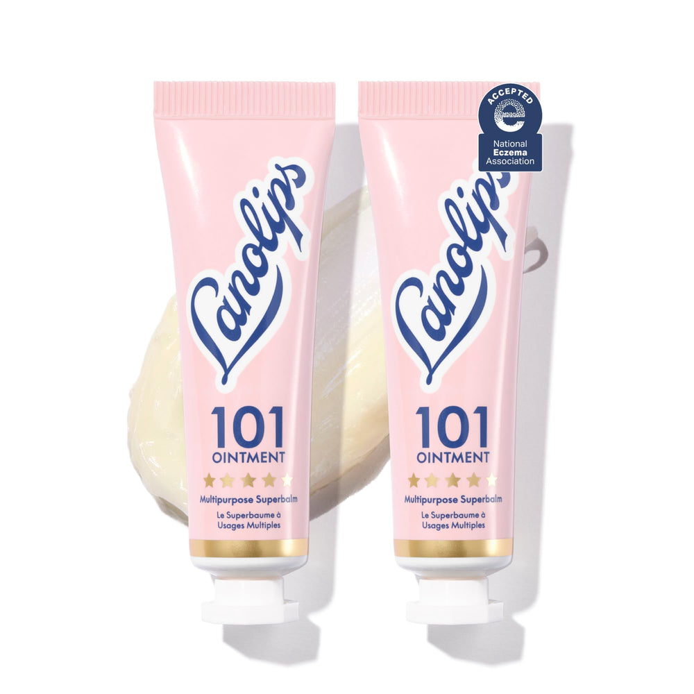 Lanolips 101 Multipurpose Ointment Duo pack-front for lip and skin hydration