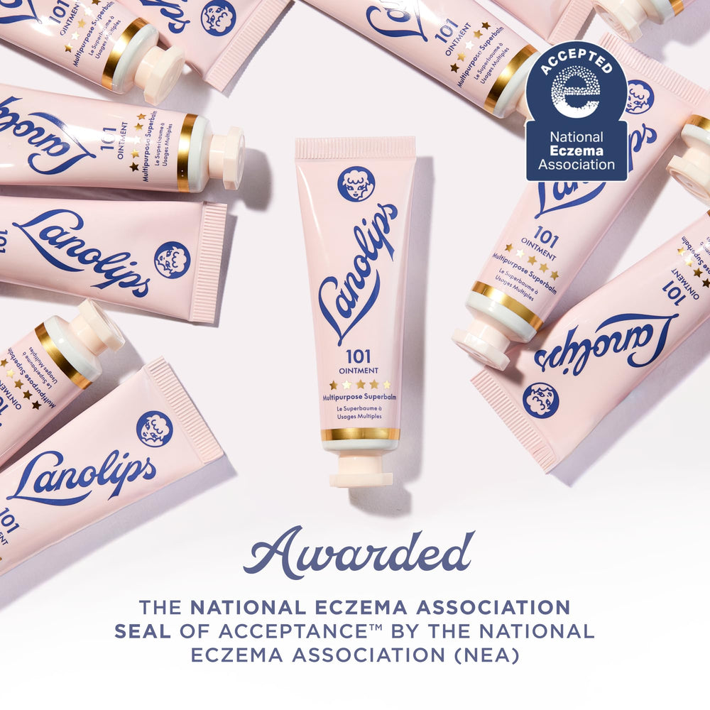 Lanolips 101 Ointment Duo clean-formula badge close-up