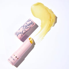 Lanolips Lanostick texture close-up shows creamy lip nourishment.