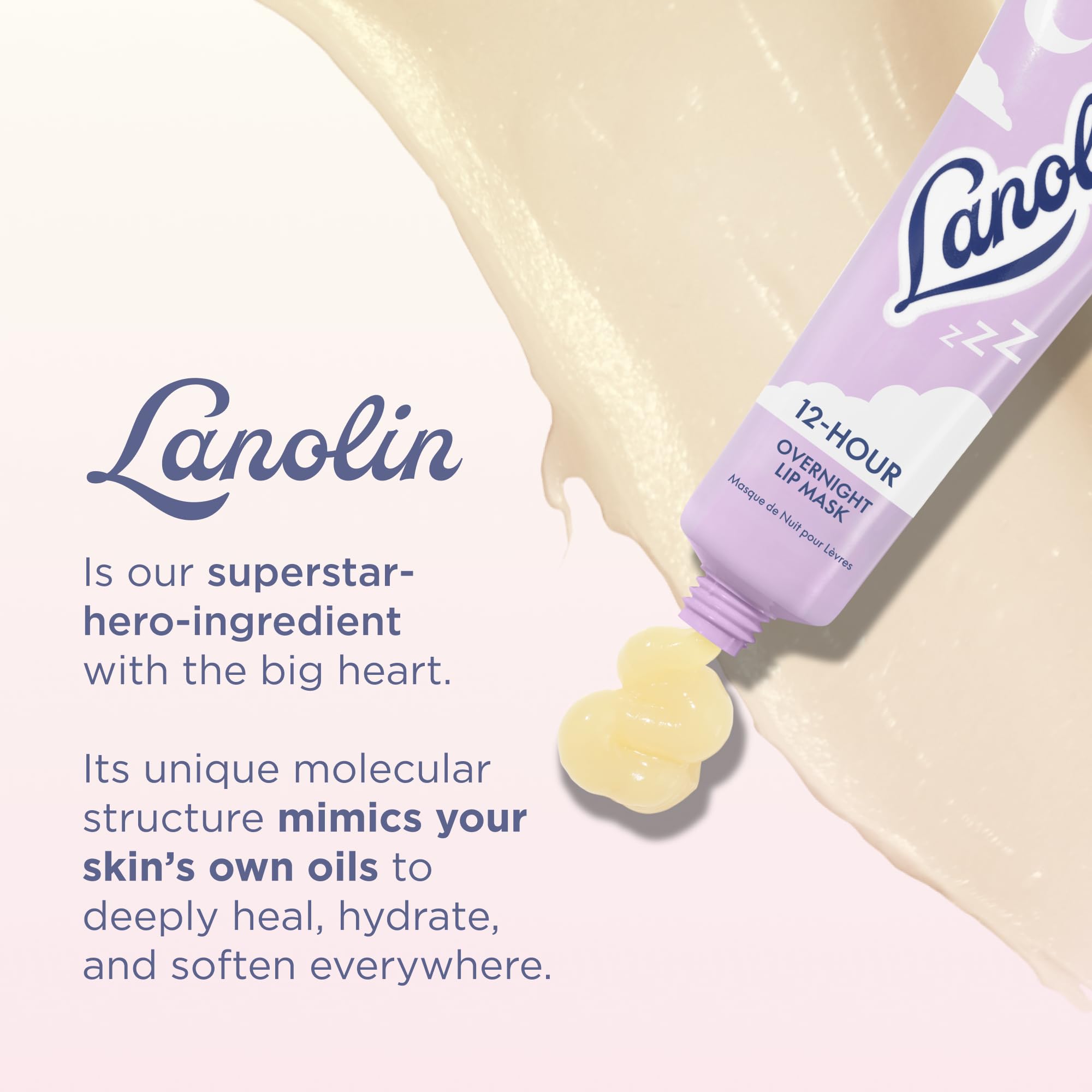 Lanolips vanilla honey extracts emphasize soothing, conditioning lip care