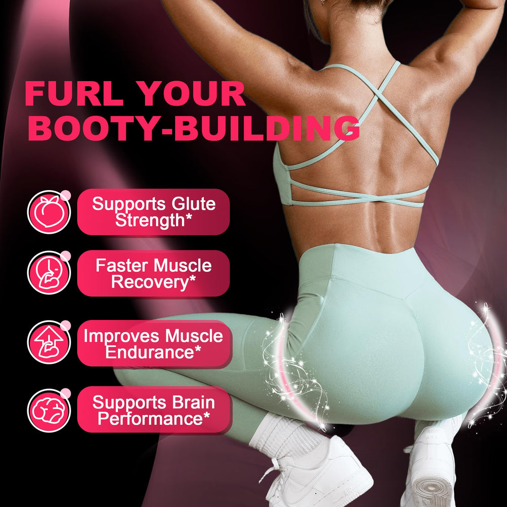 LanranBee creatine gummies pour shows ready-to-take pre-workout convenience