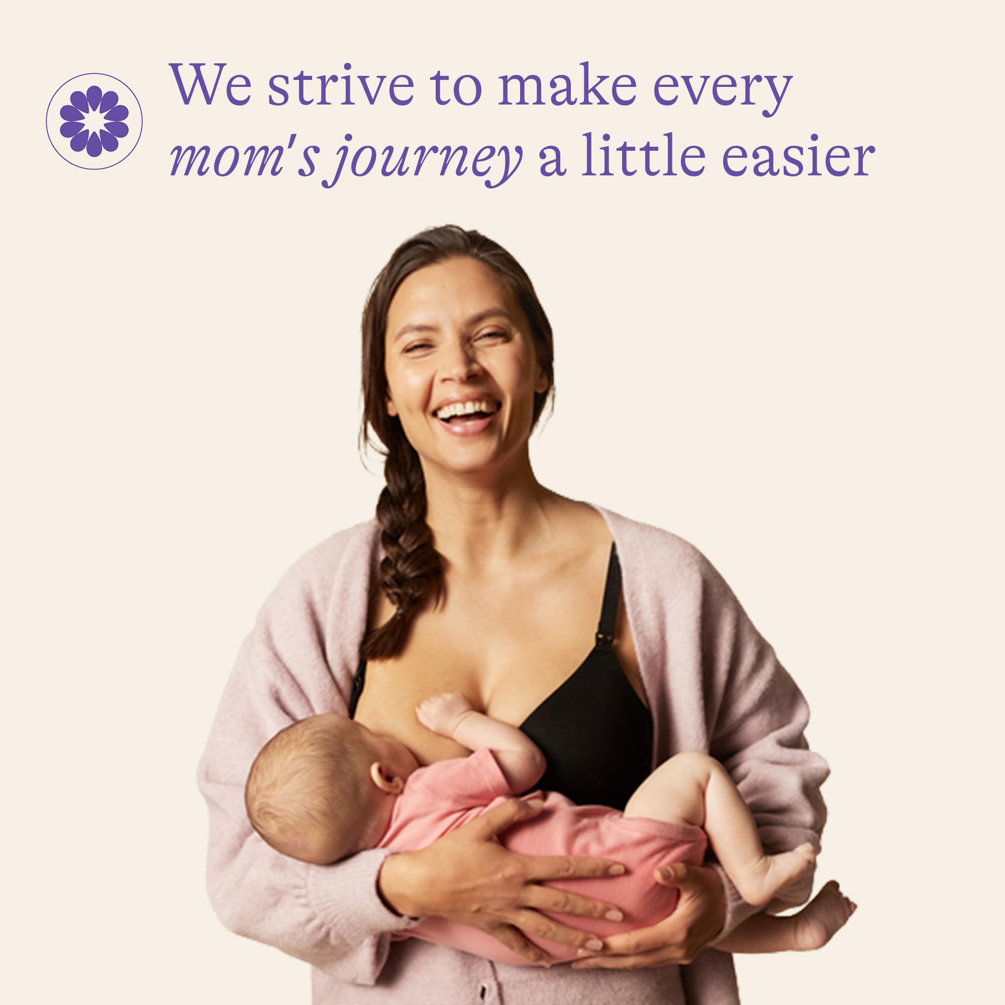 Lansinoh breastfeeding kit box open showing pumping and storage essentials.