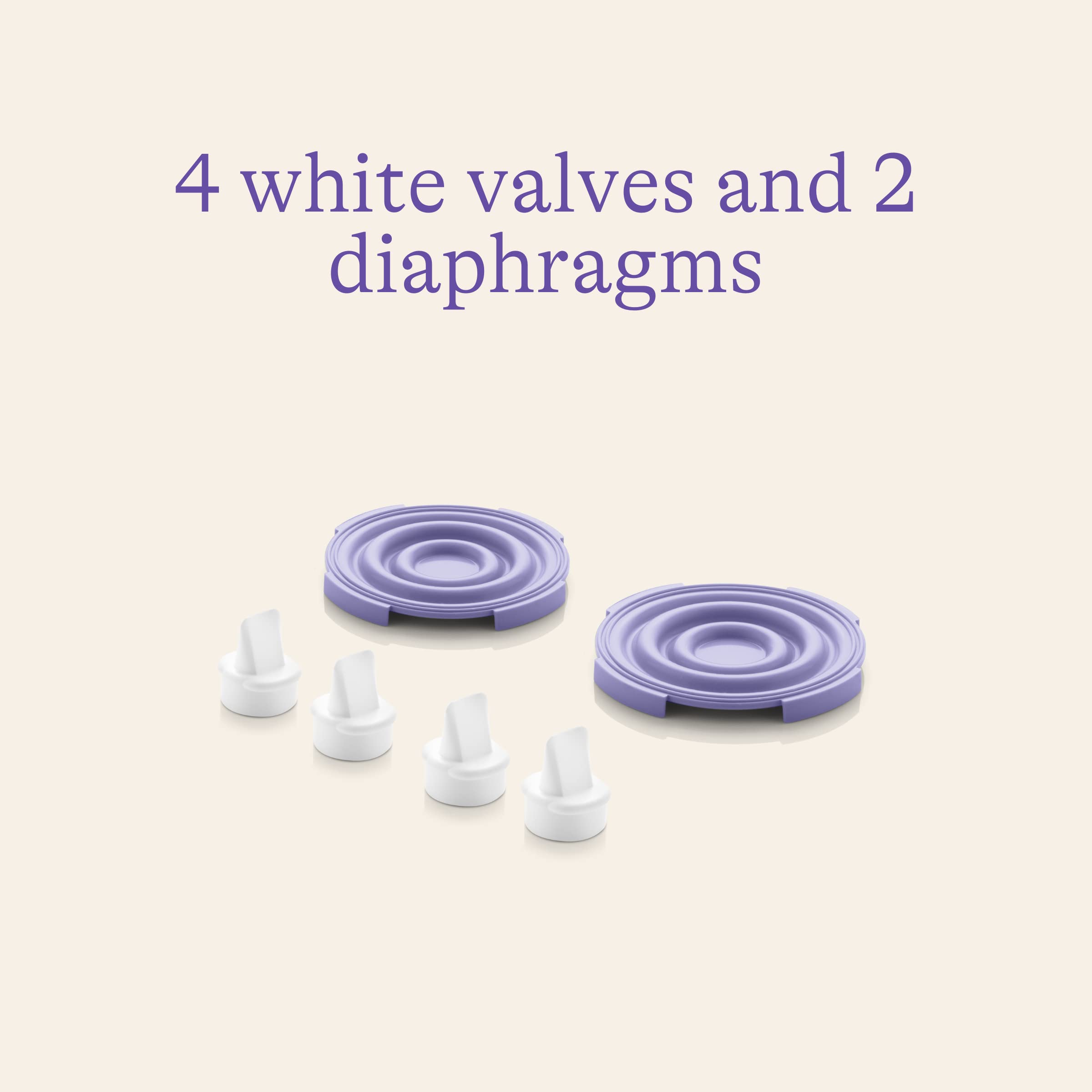 Lansinoh diaphragm caps protect performance and seal integrity.