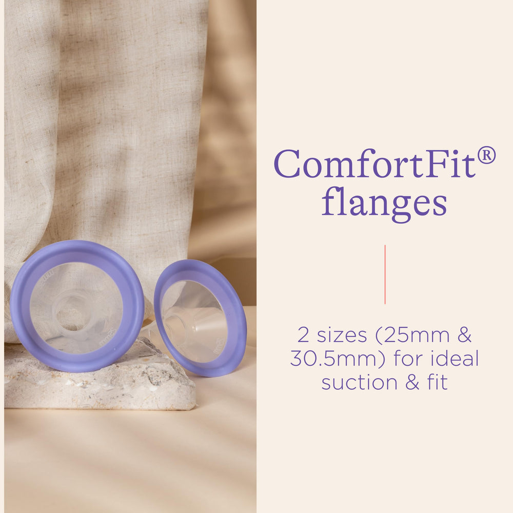 Lansinoh pump illustrating ergonomic handle for reduced strain