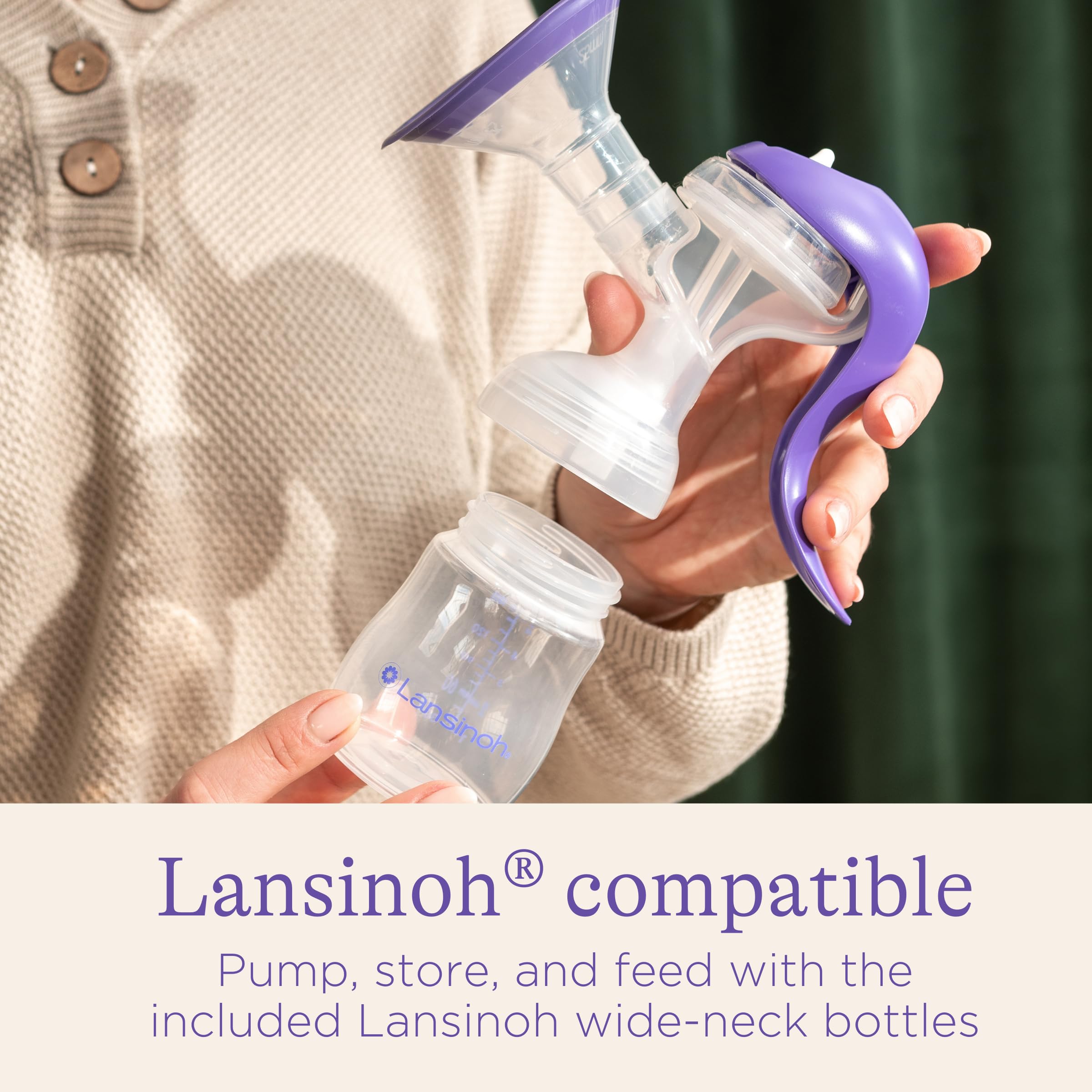Lansinoh pumping bra-ready design highlights hands-free pumping