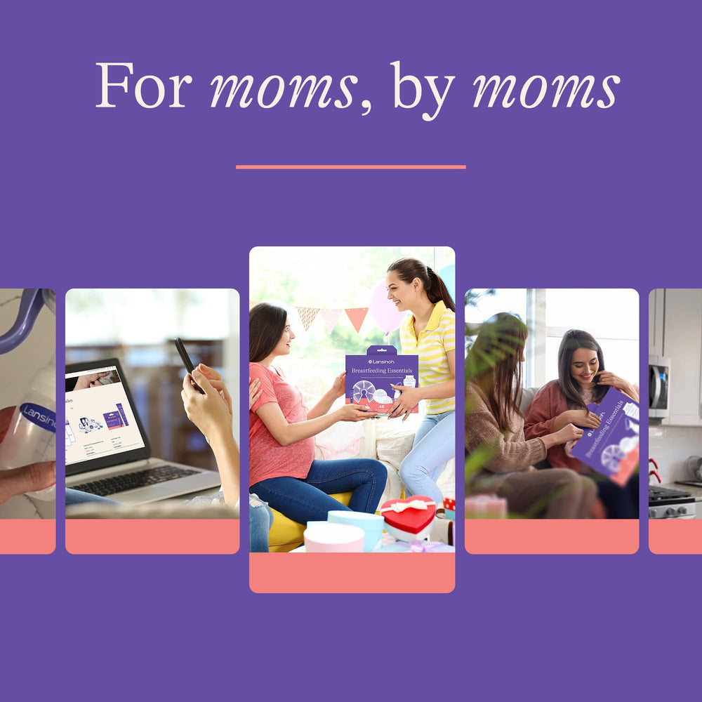 Lansinoh silicone breast pump hands-free and easy to collect milk.