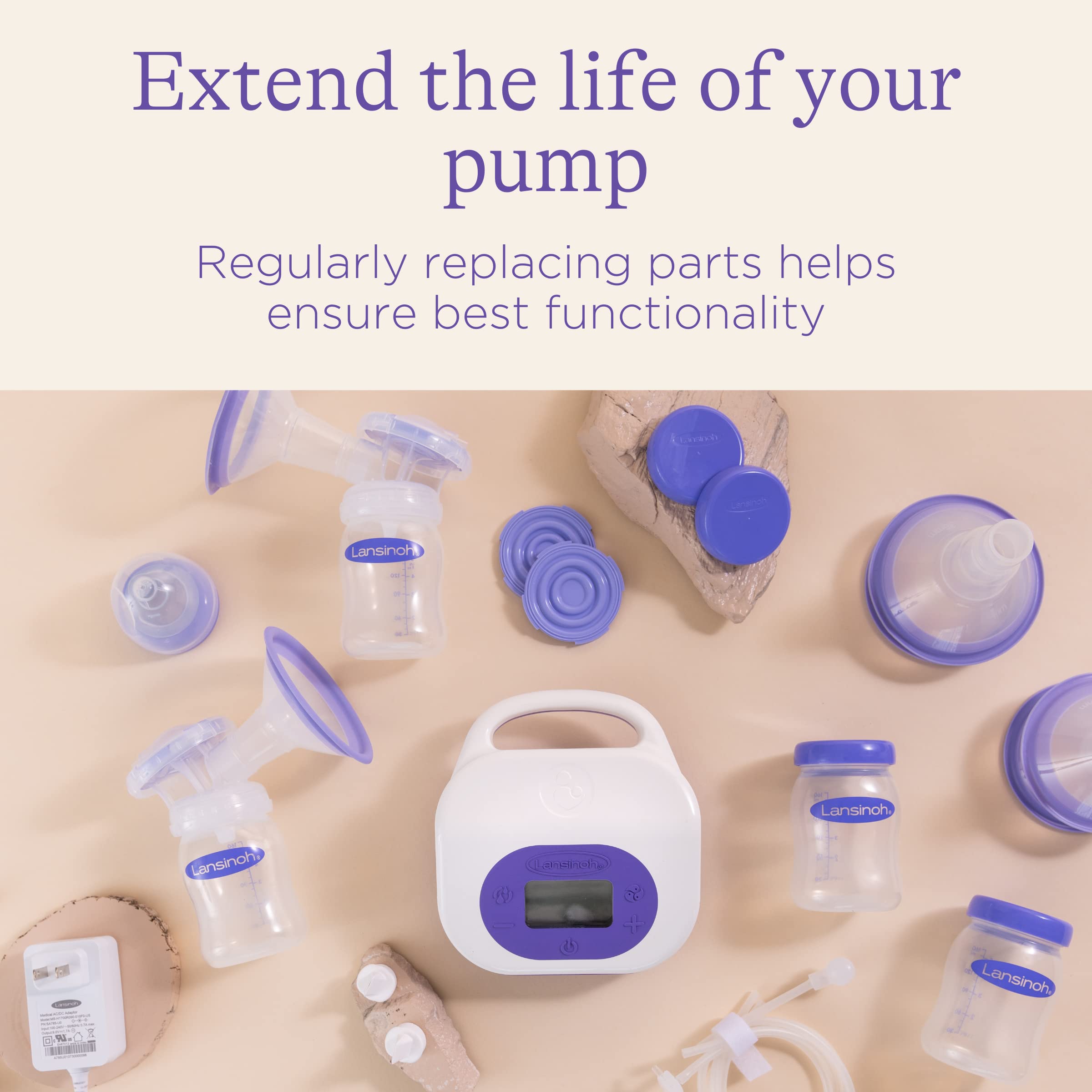 Lansinoh tubing with connector compatible with Smartpump.
