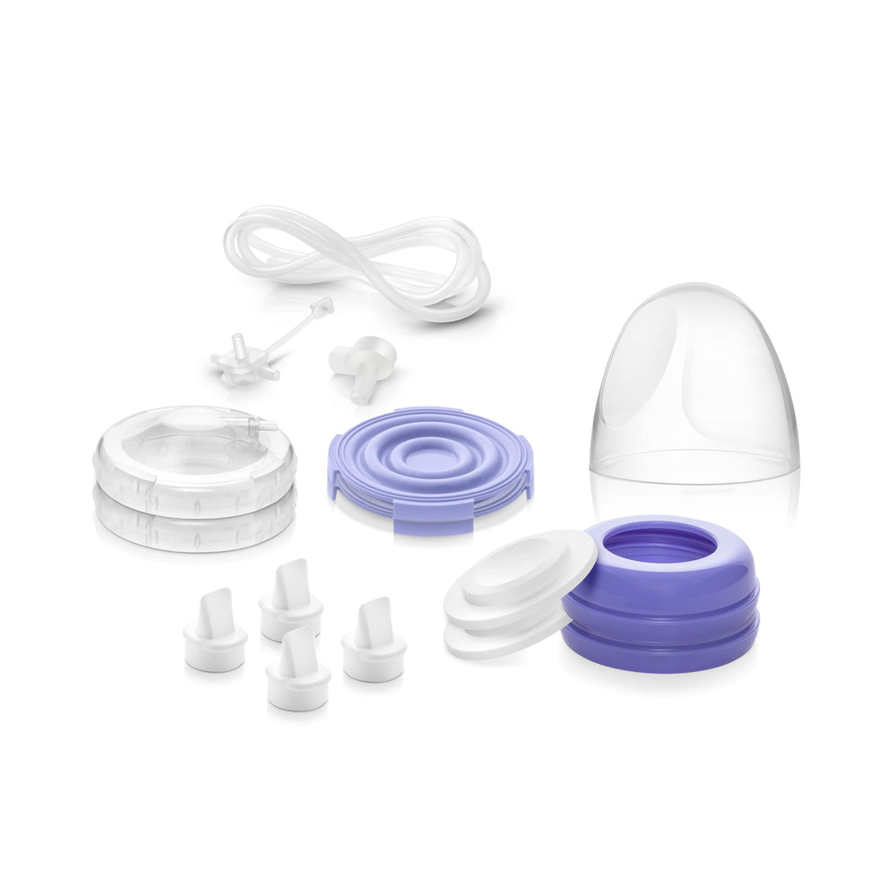Lansinoh duckbill valves from the spare parts bundle improve pump reliability.