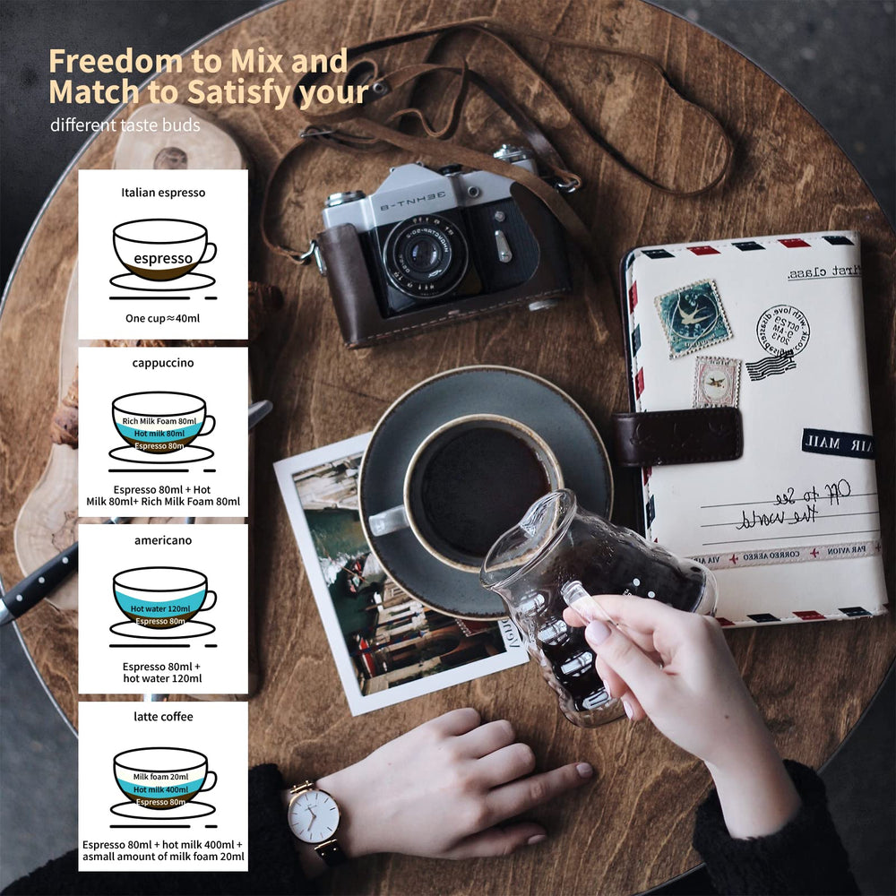 LAOION Cuban Coffee Maker 6-cup capacity ideal for sharing espresso portions.