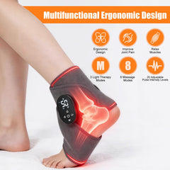 Laokiiy Foot Renew Massager demonstrating red light therapy for feet