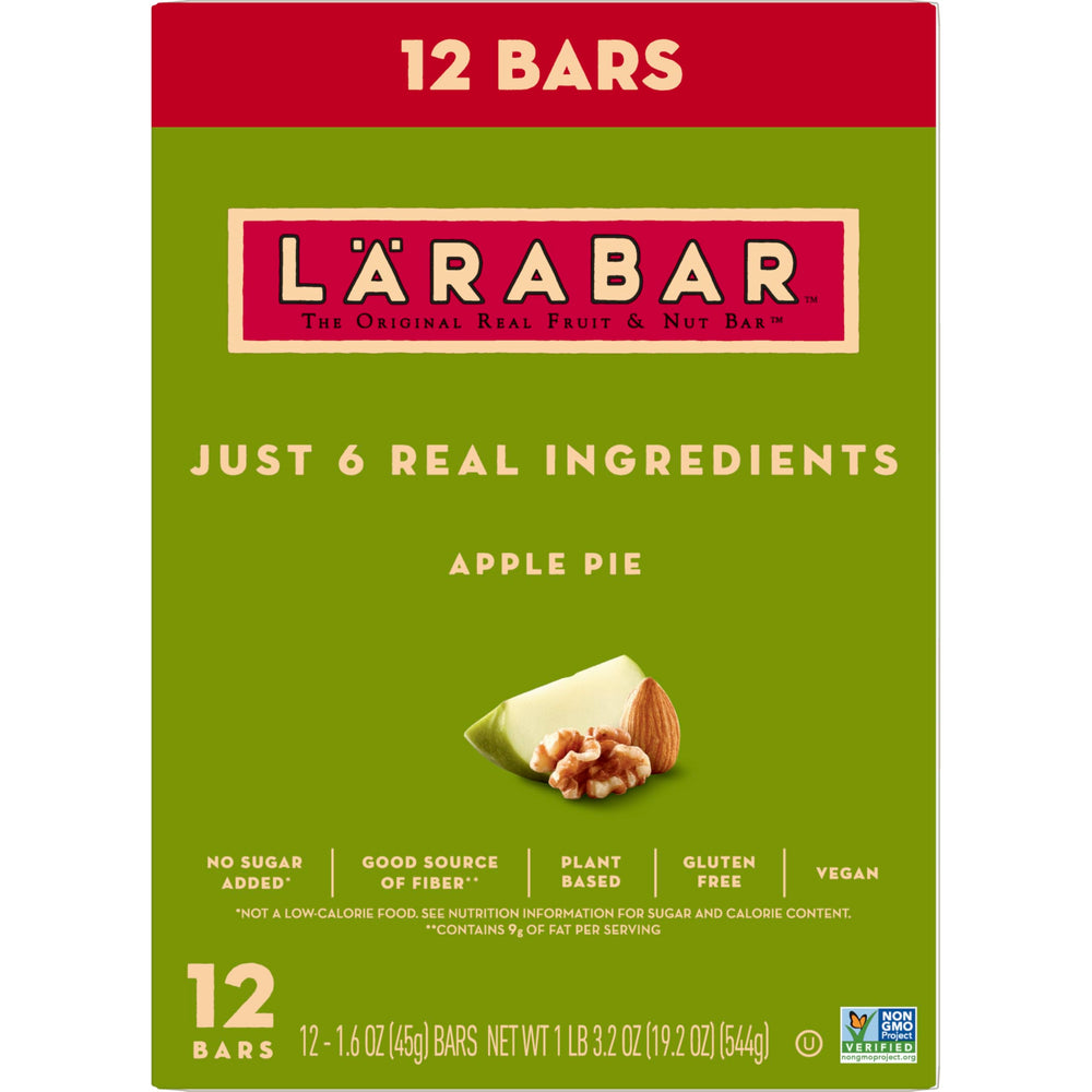 Larabar Apple Pie served with morning coffee for breakfast simplicity.