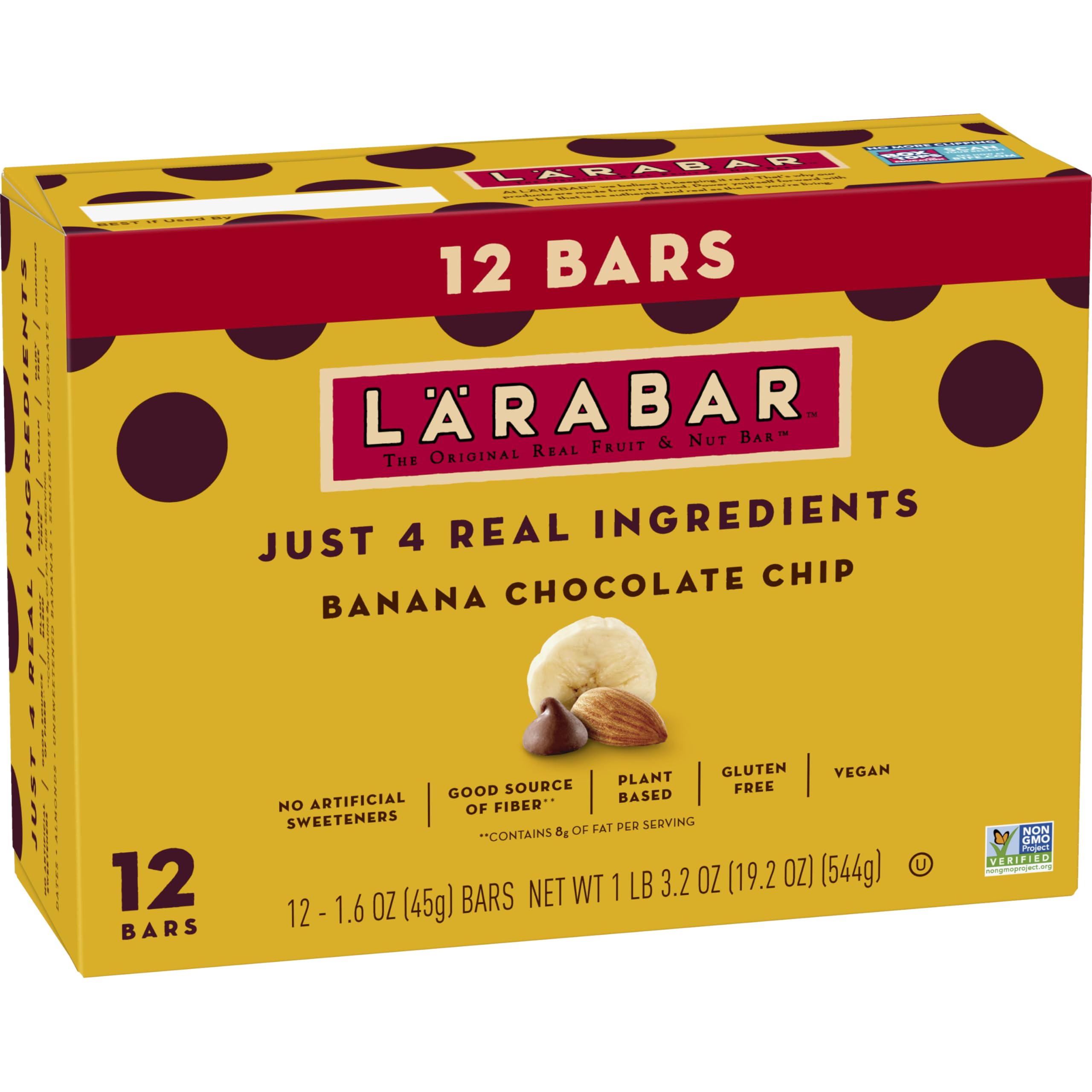 LÄRABAR Banana Chocolate Chip bar for on-the-go energy.